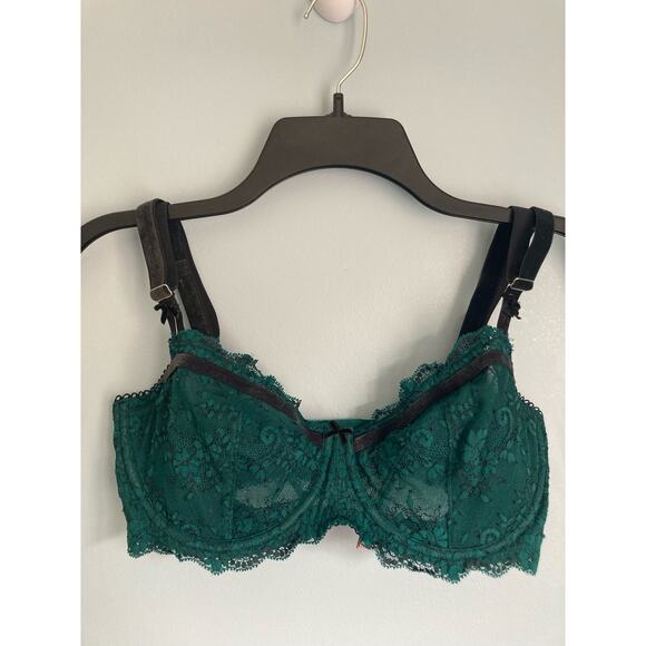 Victoria's Secret Bra 34DDD Green Unlined NWOT - Picture 3 of 9
